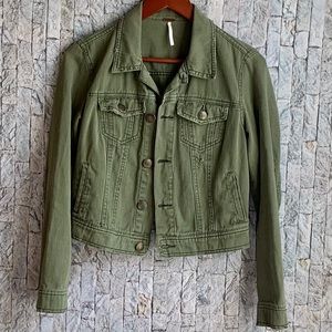 Free People Distressed jacket